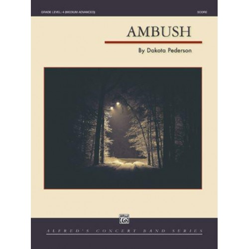 Ambush Conductor Score - Alfred Concert Band