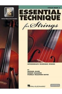 Essential Technique for Strings With Eei: Violin (Book/Media Online)