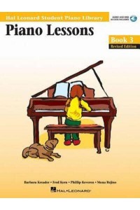 Piano Lessons Book 3 - Book/Online Audio & MIDI Access Included Hal Leonard Student Piano Library - Hal Leonard Student Piano Library (Songbooks)
