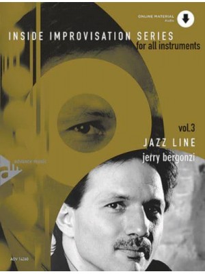 Inside Improvisation, Vol 3 Jazz Line (For All Instruments), Book & CD