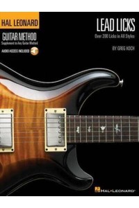 Lead Licks - Hal Leonard Guitar Method (Songbooks)