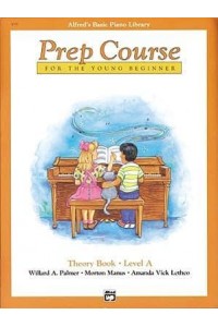 Alfred's Basic Piano Library Prep Course Theory Book Level A