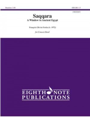 Saqqara A Window to Ancient Egypt, Conductor Score & Parts - Eighth Note Publications