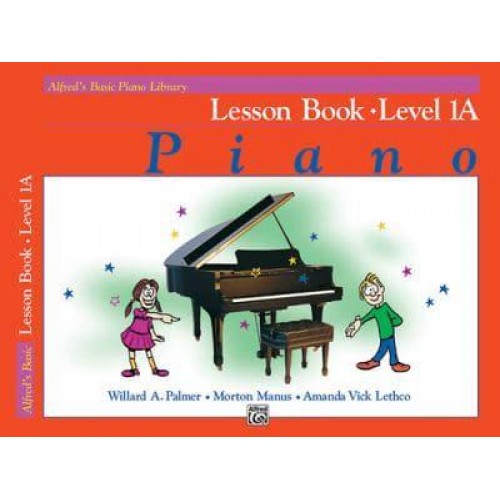 Alfred's Basic Piano Library Lesson Book Level 1A