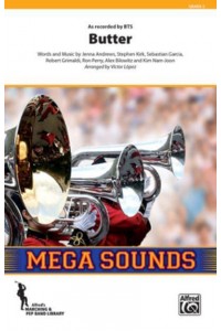 Butter As Recorded by Bts, Conductor Score - Mega Sounds for Marching Band