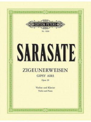 Zigeunerweisen (Gypsy Airs) Op. 20 (Ed. For Violin and Piano by the Composer) For Violin and Orchestra - Edition Peters