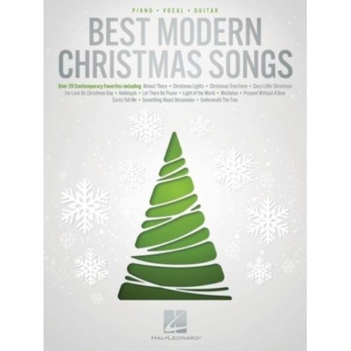 Best Modern Christmas Songs - Over 20 Contemporary Favorites Arranged for Piano/Vocal/Guitar