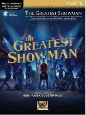 INSTRUMENTAL PLAY-ALONG THE GREATEST SHOWMAN FLUTE BOOK/AUDIO ONLINE