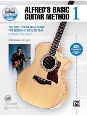 Alfred's Basic Guitar Method, Bk 1 The Most Popular Method for Learning How to Play, Book & Online Audio - Alfred's Basic Guitar Library