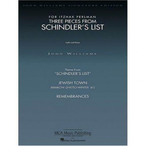 Three Pieces from Schindler's List Violin and Piano