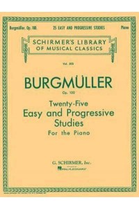 Twenty-Five Easy and Progressive Studies for the Piano, Op. 100 Schirmer Library of Classics Volume 500 Piano Solo