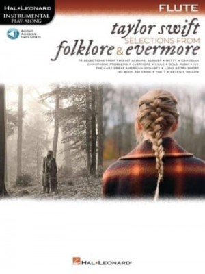 Taylor Swift - Selections from Folklore & Evermore: Flute Play-Along Book With Online Audio Flute Play-Along Book With Online Audio