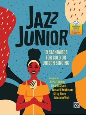 Jazz Junior 10 Standards for Solo or Unison Singing, Book & Online Pdf/Audio