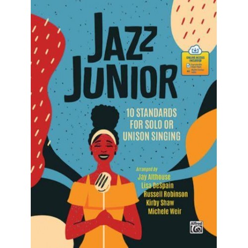 Jazz Junior 10 Standards for Solo or Unison Singing, Book & Online Pdf/Audio