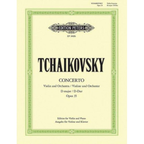 Violin Concerto in D Op. 35 (Edition for Violin and Piano by the Composer) Solo Part Ed. By Konstantin Mostras and David Oistrakh - Edition Peters