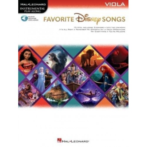Favorite Disney Songs: Instrumental Play-Along for Viola Instrumental Play-Along for Viola