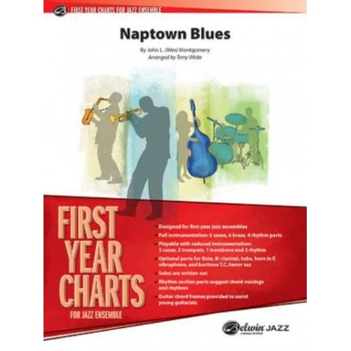 Naptown Blues Conductor Score & Parts - First Year Charts for Jazz Ensemble