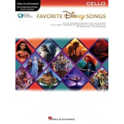 Favorite Disney Songs: Instrumental Play-Along for Cello