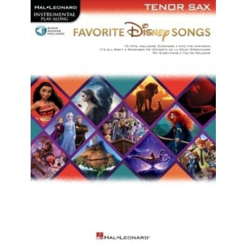 Favorite Disney Songs: Instrumental Play-Along for Tenor Sax