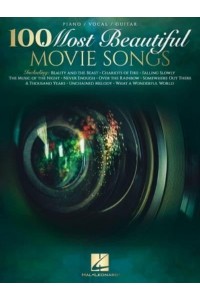 100 Most Beautiful Movie Songs Piano/Vocal/Guitar Songbook