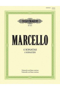 6 Sonatas for Cello and Continuo Continuo Realized for Harpsichord/Piano (Continuo Cello Ad Lib.) - Edition Peters