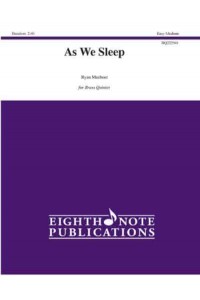 As We Sleep Score & Parts - Eighth Note Publications