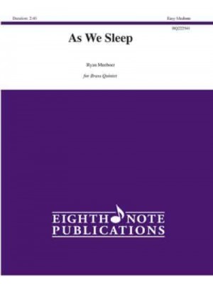 As We Sleep Score & Parts - Eighth Note Publications