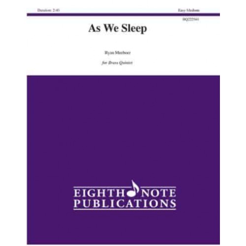 As We Sleep Score & Parts - Eighth Note Publications