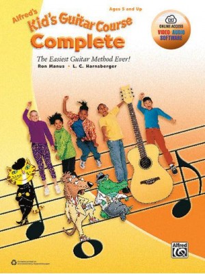 Alfred's Kid's Guitar Course Complete The Easiest Guitar Method Ever!, Book & Online Video/Audio/Software - Kid's Guitar Course