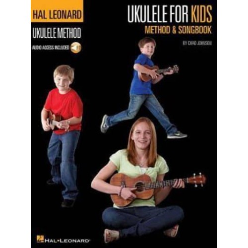 HAL LEONARD UKULELE METHOD UKE FOR KIDS METHOD AND SONGBOOK UKE BK/AUD
