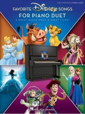 Favorite Disney Songs for Piano Duet 1 Piano, 4 Hands / Early Intermediate