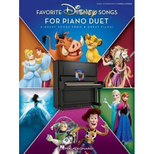 Favorite Disney Songs for Piano Duet 1 Piano, 4 Hands / Early Intermediate