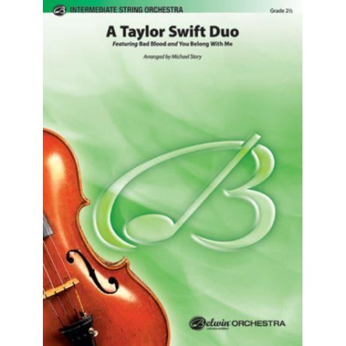 A Taylor Swift Duo Conductor Score & Parts - Pop Intermediate String Orchestra