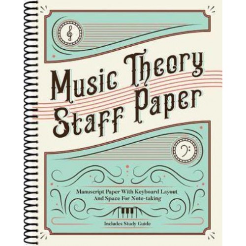 Music Theory Staff Paper Manuscript Paper With Keyboard Layout and Space for Note-Taking