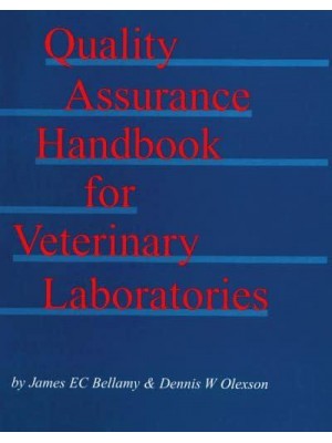 Quality Assurance Handbook for Veterinary Laboratories
