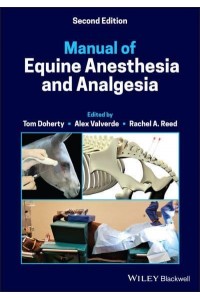 Manual of Equine Anesthesia and Analgesia