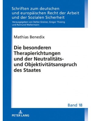 Die Besonderen Therapierichtungen Und Der Neutralitaets- Und Objektivitaetsanspruch Des Staates