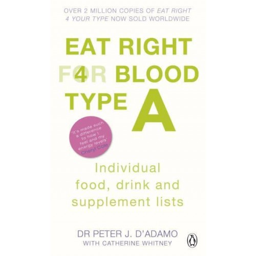 Eat Right for Blood Type A Maximise Your Health With Individual Food, Drink and Supplement Lists for Your Blood Type - Eat Right For Blood Type