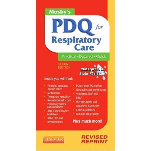 Mosby's PDQ for Respiratory Care - Revised Reprint