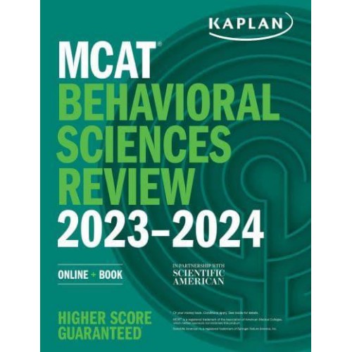 MCAT Behavioral Sciences Review 2023-2024 - Kaplan Test Prep