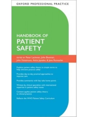 Handbook of Patient Safety - Oxford Professional Practice