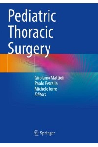 Pediatric Thoracic Surgery