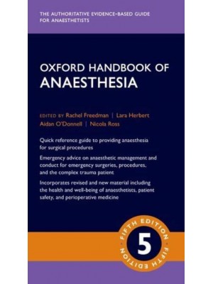 Oxford Handbook of Anaesthesia - Oxford Medical Handbooks