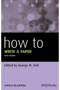 How to Write a Paper - How To