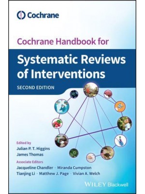 Cochrane Handbook for Systematic Reviews of Interventions - Cochrane Book Series