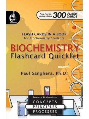 Biochemistry Flashcard Quicklet Flash Cards in a Book for Biochemistry Students