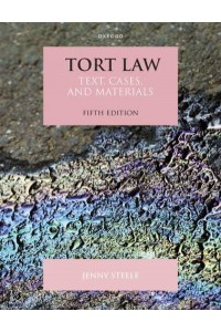 Tort Law Text, Cases, and Materials - Text, Cases, and Materials