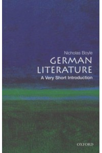 German Literature A Very Short Introduction - Very Short Introductions