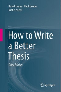 How to Write a Better Thesis