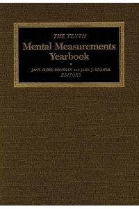 The Tenth Mental Measurements Yearbook - Buros Mental Measurements Yearbook
